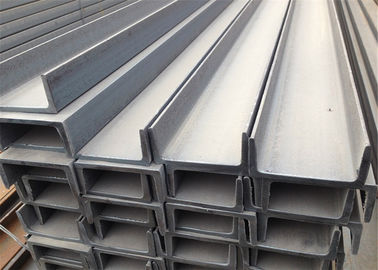 U Tipi Metal İçi Boş Bölüm Yapısal U Bölümü Çelik Kanal SS400
